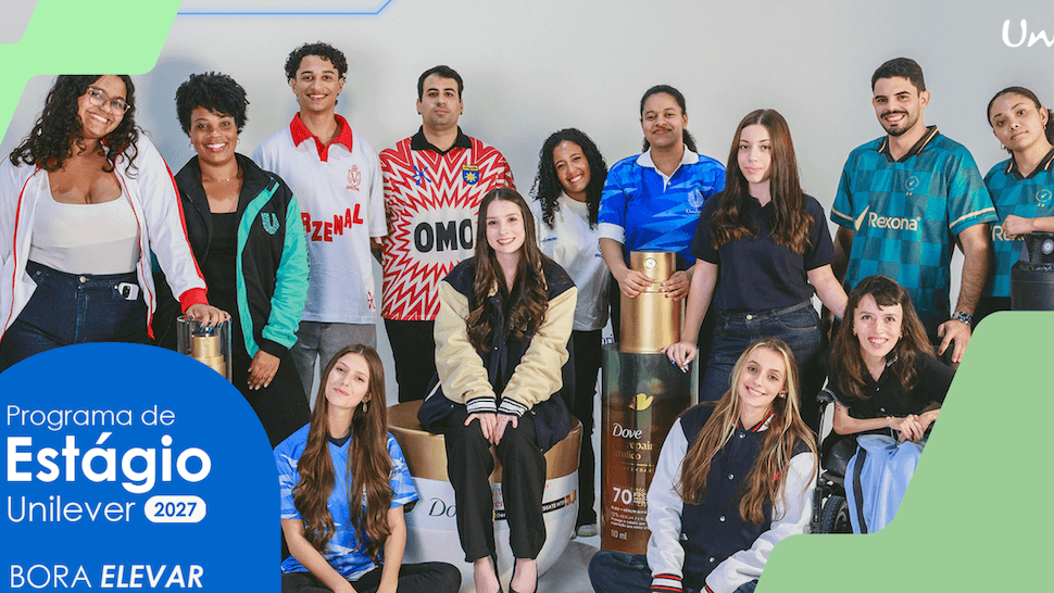 Capa da matéria Programa de Estágio Unilever 2027 abre as inscrições para estudantes