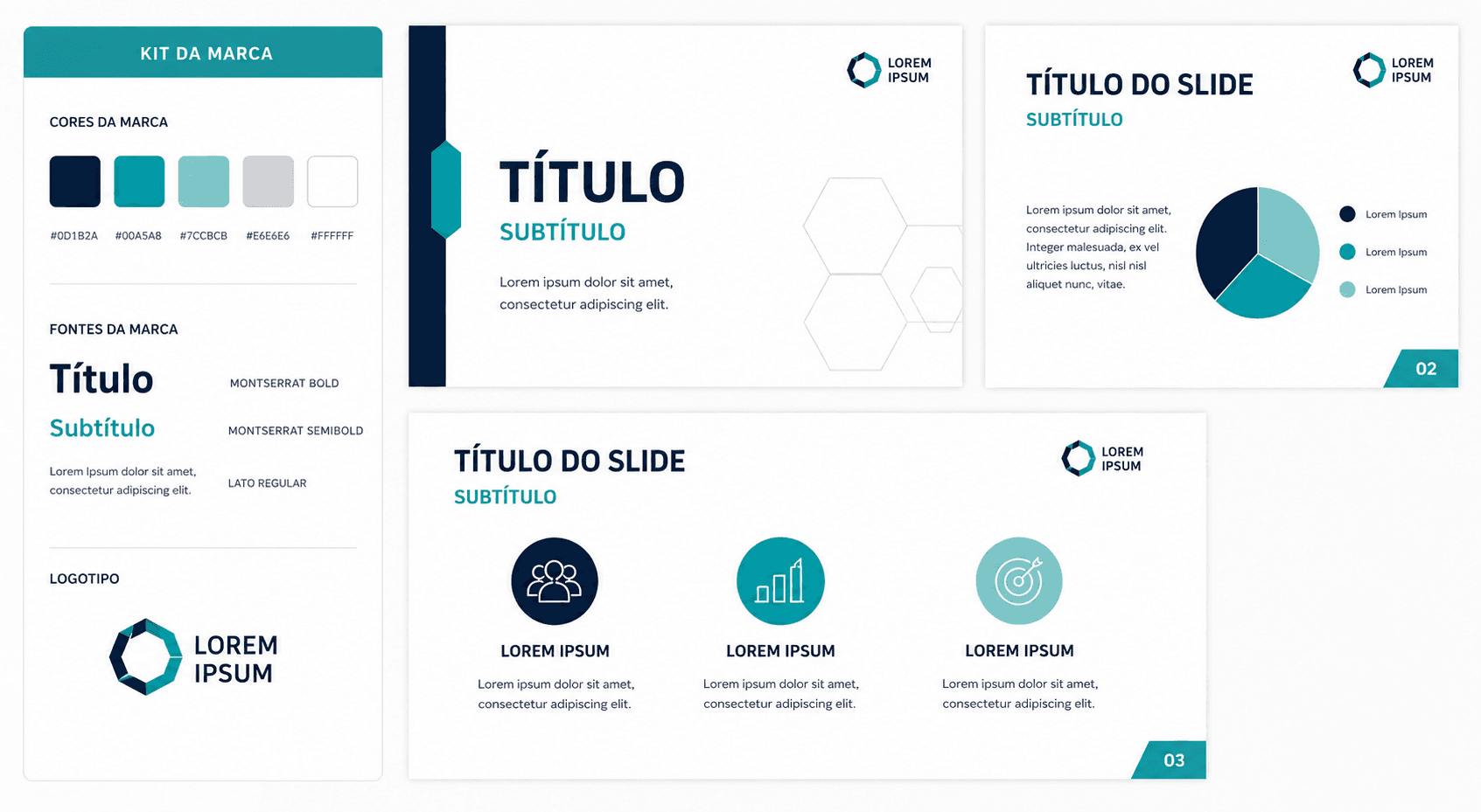 Simulação de apresentação de slide