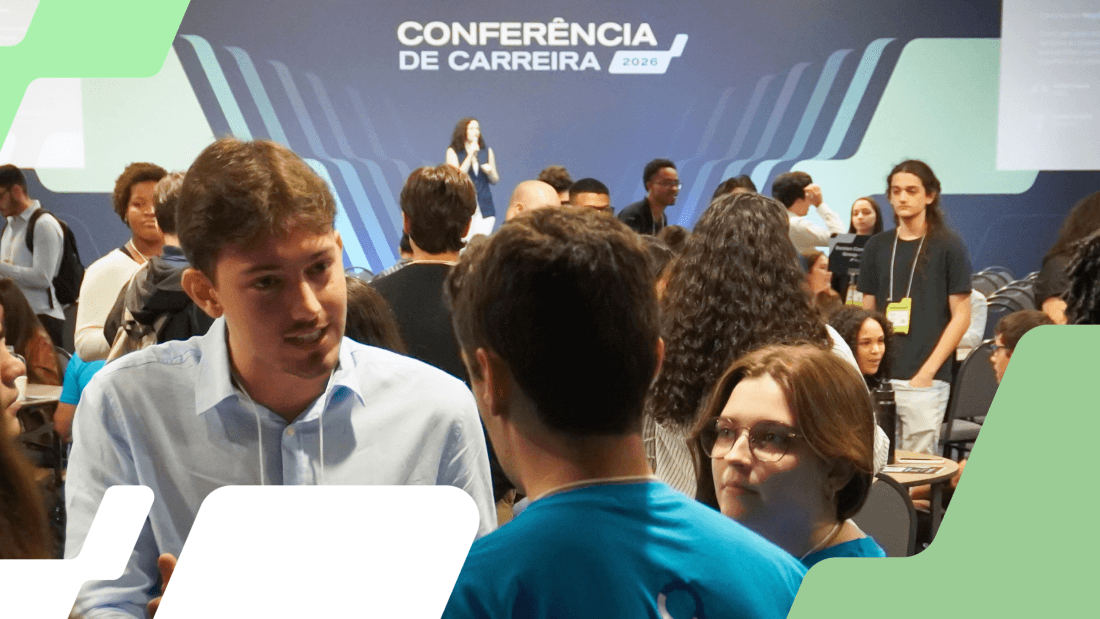 Imagem referente à notícia: Conferência de Carreira 2026 de agosto está com inscrições abertas para universitários e recém-formados